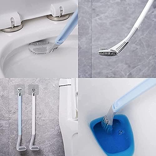Golf Tuvalet Fırçası, Uzun Saplı Tuvalet Fırçası, Golf Silikon Tuvalet Fırçası, Duvar Asılı Derin Temizleme Fırçası Aracı Temizleme