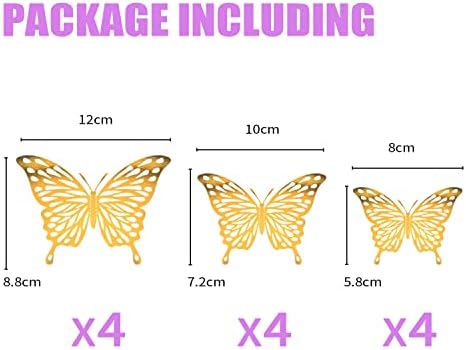 126 Pcs Mor Altın Kelebek Peri Balon Bebek Duş Doğum Günü Parti Süslemeleri Malzemeleri için Kız, Mor Bebek Kız Balon Çelenk