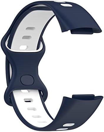 FFENFEI Yedek Bantları Fitbit Şarj 5 için Uyumlu, iki Renkli Silikon Kayış Smartwatch Silikon Kayış Spor saat kayışı Bilezik