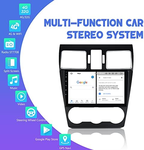 ViaBecs Tek Din Dokunmatik Ekran Araba Stereo için Bluetooth 5.0 ile Subaru Forester WRX Stı Impreza 2017 2018 Android 10.0