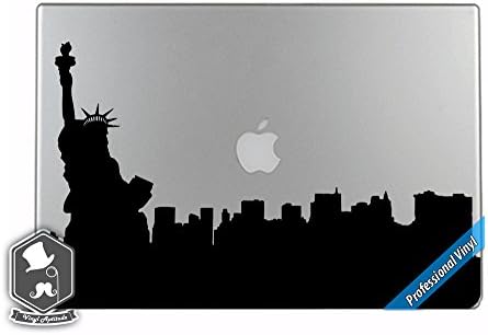 MacBook TV Ticari New York NYC Skyline Özgürlük Heykeli Yerleşimi Vinil çıkartma Cilt Mac Kitap Hava Pro Laptop Notebook Insanlar