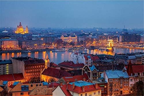 PARATOS Lekeli Sanat 1000 Parça Avrupa Budapeşte Zincir Köprü Şehir Gece Skyline Görünüm Yetişkin Oyunları Noel Doğum Günü Hediyeleri