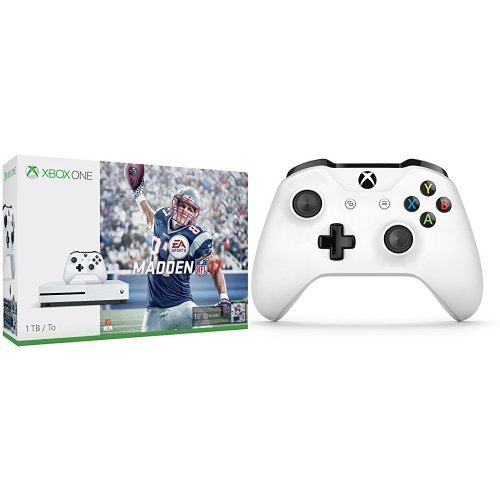 Madden NFL 17 + Ekstra Denetleyici Paketi ile Xbox One S 1TB Konsolu
