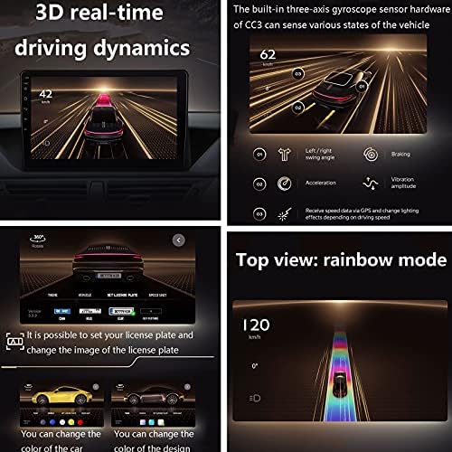 GGBLCS 9 Android 10.0 Araba Stereo ile Kia Rio 4 K3 2011-2015 için Carplay Bluetooth Kafa Ünitesi Dokunmatik Ekran 1280x720 Destek