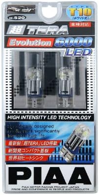 PIAA LED konum valfi [ultra-TERA Evolution 6000] T10 12V1. 25W 2 adet H-520