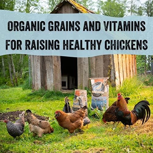 Çizik ve Gagalama Yemleri Tavuklar ve Ördekler için Doğal Olarak Ücretsiz Organik Yetiştirici Yemi-GDO'suz Proje Doğrulanmış,