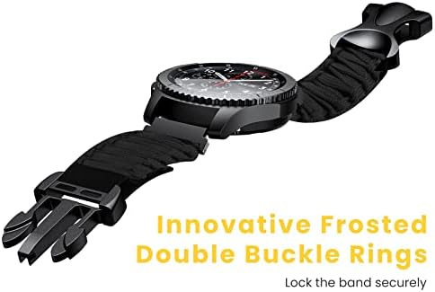 FAFAN Tutuşunu Watch Band Samsung için Uygun 22mm Smartwatch Kayış Bilezik 6.29 inç-8.66 inç Quickfit Spor Rahat Günlük Parti