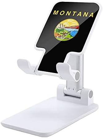 Montana bayrağı Ayarlanabilir Cep Telefonu Standı Katlanabilir Tablet Danışma Tutucu Tüm Akıllı Telefonlar ile Uyumlu
