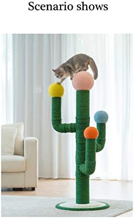 Kedi Tırmanma Çerçeve Kaktüs Şekli Dikey Kedi Atlama Tırmalama Kedi Eğitici Oyuncaklar Kaymaz Tüm Kediler için Uygun Run-anmy20200325