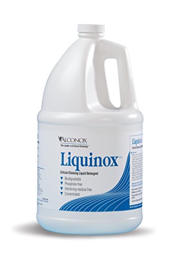Alconox 1201 Liquinox Kritik Temizleme Sıvısı Deterjanı, 1 Galon Şişe (4'lü Kutu)