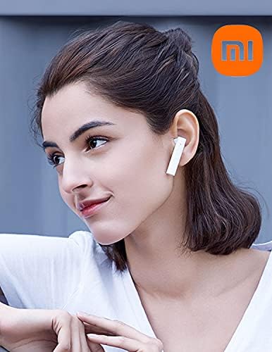 Xiao mi mi kulaklık 2 temel Gerçek Kablosuz kulak içi kulaklık, 20 saat pil w/Şarj Durumda, çift Gürültü önleyici mikrofonlar,