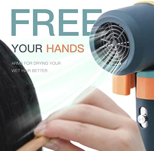 Saç Kurutma Makinesi Tutucu Ayarlanabilir Yön Ücretsiz Eller Saç kurutma Makinesi Raf Organizatör Saç Kurutma Makinesi ile Uyumlu
