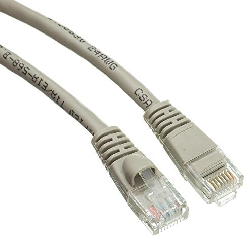 14 FT (4.2 M) Cat5e Ağ Ethernet UTP Yama Kablosu, 350Mhz, (14 Feet/4.2 Metre) PC/Yönlendirici / PS4 / Xbox/Modem için Cat 5e