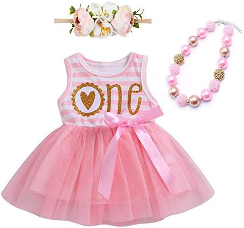 Yyuecat Bebek Kız Tutu Elbise 1st Doğum Günü Pastası Smash Elbise Toddler Yaz Sundress ile Kafa Bandı