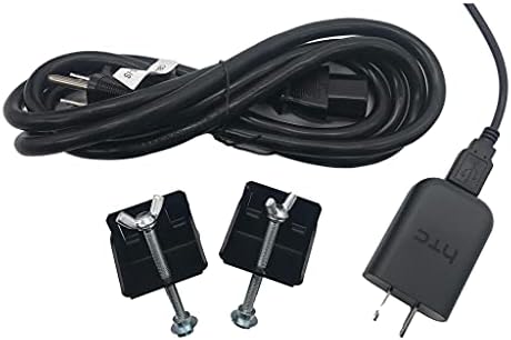 Yuvarlak Masa Kutusu, 2 Güç, USB-A, USB-C, Kablosuz Şarj (2-HDMI, Siyah)