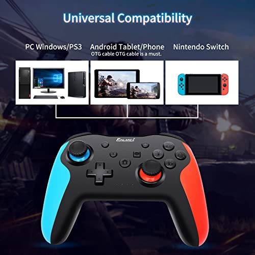Kablosuz PS4 / PS5 Denetleyicisi için Dualshock Nintendo Anahtarı Kontrolörleri / Xbox 360 Denetleyicisi / Anahtarı Lite, uzaktan