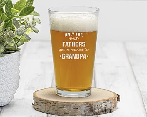 NeeNoNex Sadece En İyi Babalar Büyükbaba Hamilelik Duyurusuna Terfi Eder Bira Bardağı (Büyükbaba)