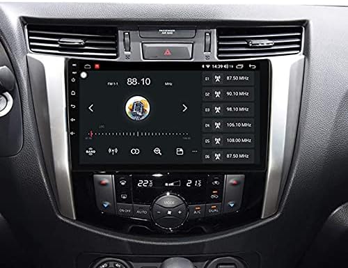 Araba GPS Navigasyon Kafa Ünitesi için Uygun Nissan Navara NP300 Araba Stereo Sat Nav Kapasitif Dokunmatik HD Carplay Dahili
