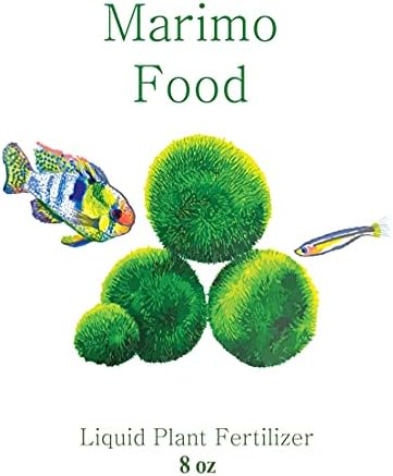 Sucul Sanatlar Marimo Yosun Topu Gıda | Tatlısu Bitki Gübre / Akvaryum / Teraryum Kiti Aksesuarları için Canlı Bitkiler / Sıvı