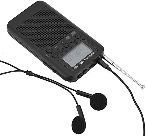 Taşınabilir Cep Radyo, AM FM Dijital 2 Bant Kompakt Radyo Çalar, dijital Ayar Radyo Cep Radyo için Yürüyüş / Koşu / Spor Salonu