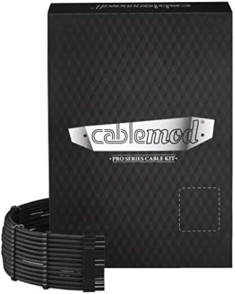 Corsair RM Sarı Etiket/AXi / HXi için CableMod C Serisi Pro ModFlex Kollu Kablo Kiti (Siyah)