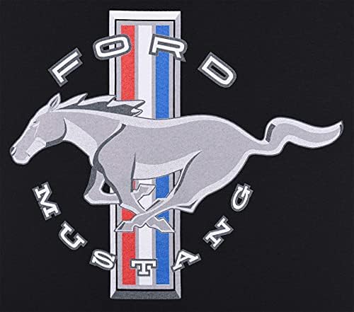 JH tasarım GRUBU erkek Ford Mustang Uzun Kollu T-Shirt 4X Sadece Ön Arka ve Kol Logoları