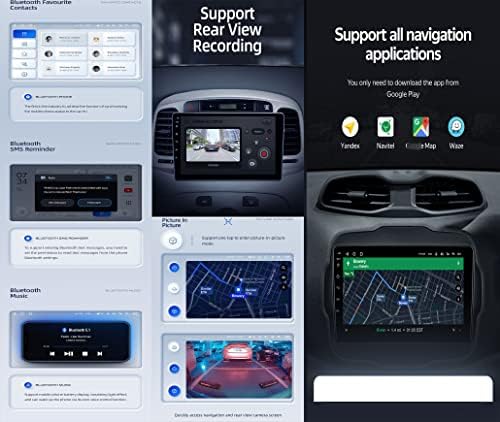 Gokıu Android 8/10 Araba Radyo Multimedya Toyota Highlander ıçin 1 XU20 2001-2007 GPS Navigasyon Kafa Ünitesi BT WıFı USB FM