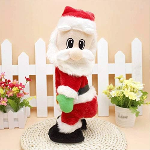 DJASM ZZWZM Noel Noel Baba Figürü Kalça Şarkı Elektrikli oyuncak Süsler Çocuklar Hediye