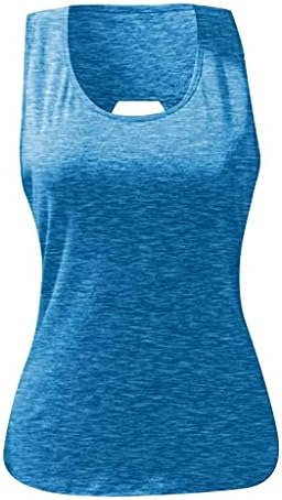 Kadınlar için Tank Top Spagetti Kayışı, Kadınlar için Egzersiz Tops Racerback Backless Koşu Kas Tankı Yoga Gömlek