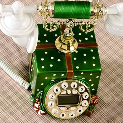 NSHDR Antika Telefon, sabit Dijital Vintage Telefon Klasik Avrupa Retro Sabit Telefon Kablolu Asılı Kulaklık ile Ev Otel Ofis
