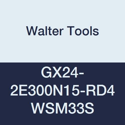 Walter Araçları GX24-2E300N15-RD4 WSM33S Karbür Kaplan-Tec Kanal Açma Endekslenebilir Dönüm Ekleme, 0.059 Köşe Yarıçapı (10 paketi)