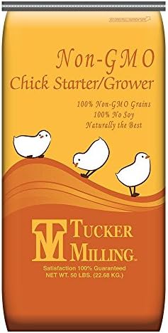 Tucker Öğütme GDO'suz %18 Protein Civciv Starter Crumble-50 lb