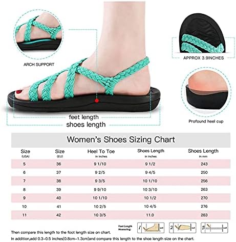 Xhwyf Kadın Kemerli Destekli Rahat Yürüyüş Sandaletleri, Kadın Spor Yürüyüş Sandaletleri, Plaj/Havuz Başı/Seyir/Seyahat/Düğün
