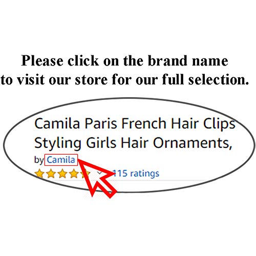 Camila Paris CP2862 Kadınlar için Fransız Saç Tokası, Küçük Kaplumbağa Kabuğu, Kızlar Saç Pençe Klipleri Çene Moda Kadınlar için