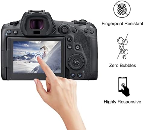 (3 Paket) Canon EOS 1DX 1DX Mark II Dijital Kamera için Rieibi Ekran Koruyucu, Canon 1 DX 1DXII MK II için Temperli Cam Filmi