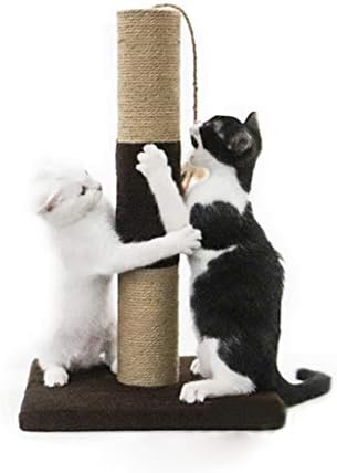 Kedi Ağacı 18.5 Uzun Boylu Kedi tırmalama sütunu, Kitty Tırmalama sütunu Asılı Top, Dayanıklı Kedi tırmalama direği Sisal Halat