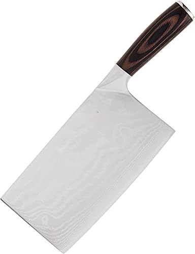 Et Cleaver, Çin Mutfak Bıçağı Şef Bıçağı Japon 67 Katmanlı Çelik 8 İnç Doğrama Şef Kasap Bıçağı Cleaver Büyük şefin Bıçağı Mutfak
