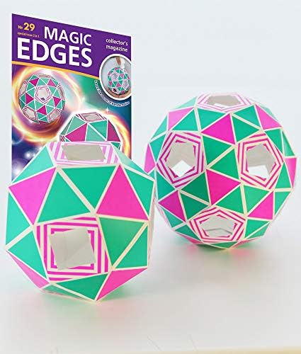 3D Origami Oluşturmak için Sihirli Kenarlar / Arşimet Katıları - İki yarı düzenli Polihedron. Yeni başlayanlar için Origami.