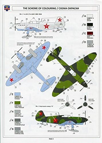 Modelsvit Sovyet Savaşçısı Yakovlev Yak-1 İKINCI Dünya Savaşı 1/48 4802