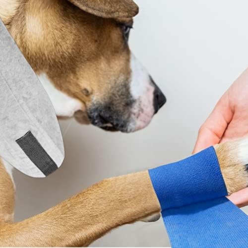 kimpets Şişme Köpek Koni Yaka Yumuşak,Ameliyat Sonrası ve Kendinden Yapışan Bandaj Sarma Kiti için Pet Koruyucu Kurtarma Koni