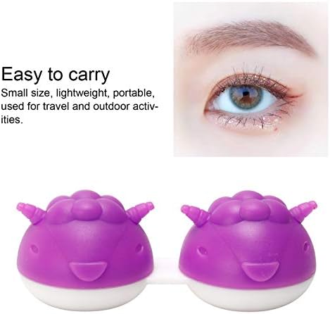 Fdıt Sevimli Kontakt Lens Çantası Taşınabilir Kozmetik Kontakt Lensler Konteyner Tutucu Kutusu Depolama Kiti Kontakt Lens Bakım