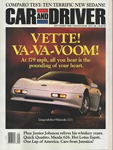 Otomobil ve Sürücü Dergisi, Eylül 1992 (Cilt 38, No. 2)