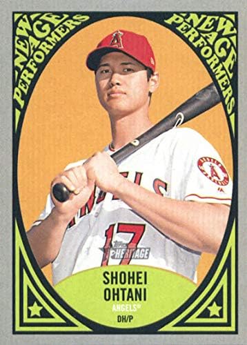 2019 Topps Miras Yeni Yaş Sanatçılar NAP-14 Shohei Ohtani Los Angeles Melekler MLB Beyzbol Ticaret Kartı