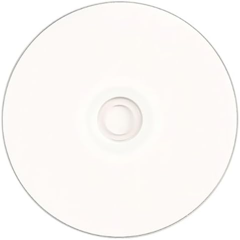 Smartbuy 100 diskli 25GB 6X BD-R Blu-Ray Beyaz Mürekkep Püskürtmeli Hub Yazdırılabilir Boş Ortam Diski + Siyah Kalıcı İşaretleyici