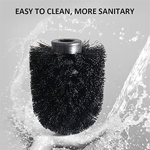 YYZWNC Paslanmaz Çelik Silikon Kafaları Tuvalet Fırçası Hızlı Boşaltma Temiz Aracı Duvara Monte Temizleme Fırçası Wc Banyo Aksesuarları