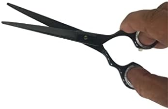 Saç Kesme Makas Makaslar 6 Kuaförlük Düzenli Makas Japon Çelik Ayrılabilir Parmak Uçları ile