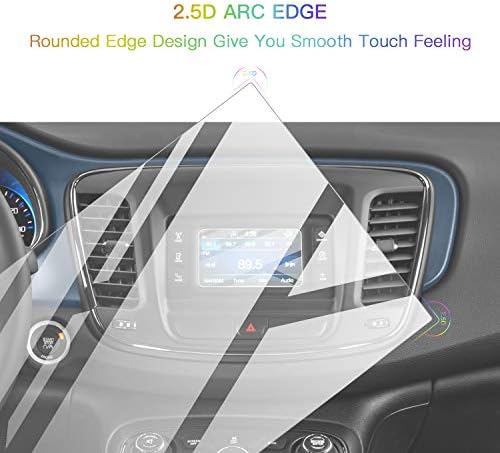 Ekran Koruyucu Folyolar için 2015-2018 Chrysler 200 Uconnect LX Sınırlı 200 S 200C Navigasyon Ekran Temperli Cam 9 H Sertlik