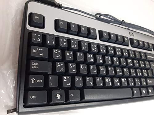 HP KU-0316 USB Kablolu Klavye 104 Tuş Siyah ve Gümüş Parça 434821-002