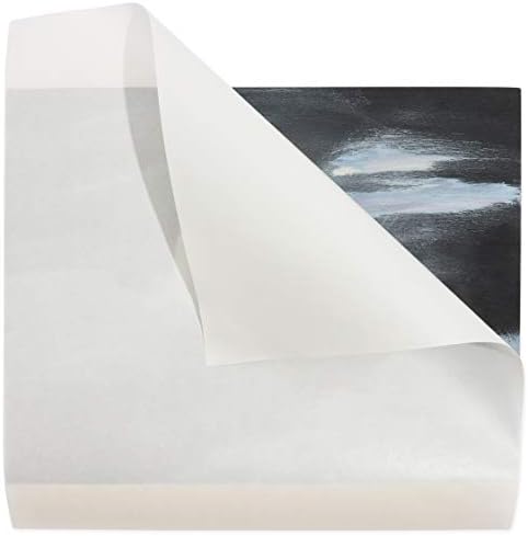 Sanat Eserleri, El Sanatları, Unlu Mamuller için Glassine Kağıt Sayfaları (12 inç, 100 Paket)
