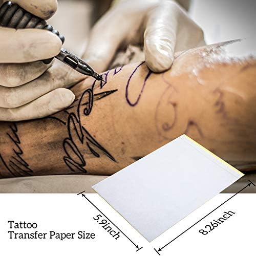 Dövme Transfer Kağıdı Termal Şablon Kağıt Dövme aydınger kağıdı Dövme Transfer Kiti DIY Dövme El Sanatları, 8. 27x11. 7 İnç (100